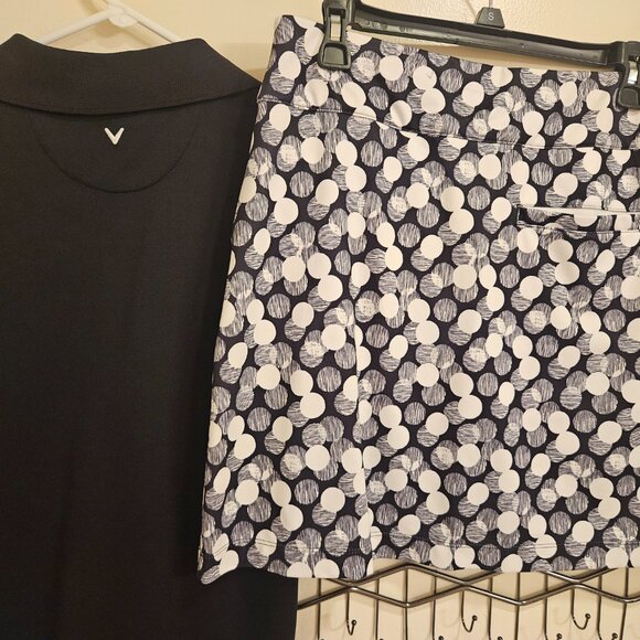 Ladies Calaway Sleeveless Polo and Coral Bay Skort - Picture 5 of 6